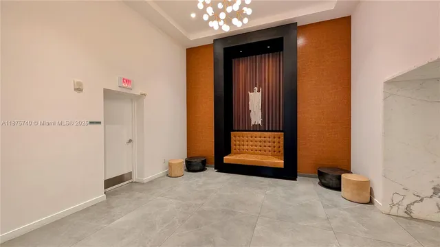 a view of a balcony with city view