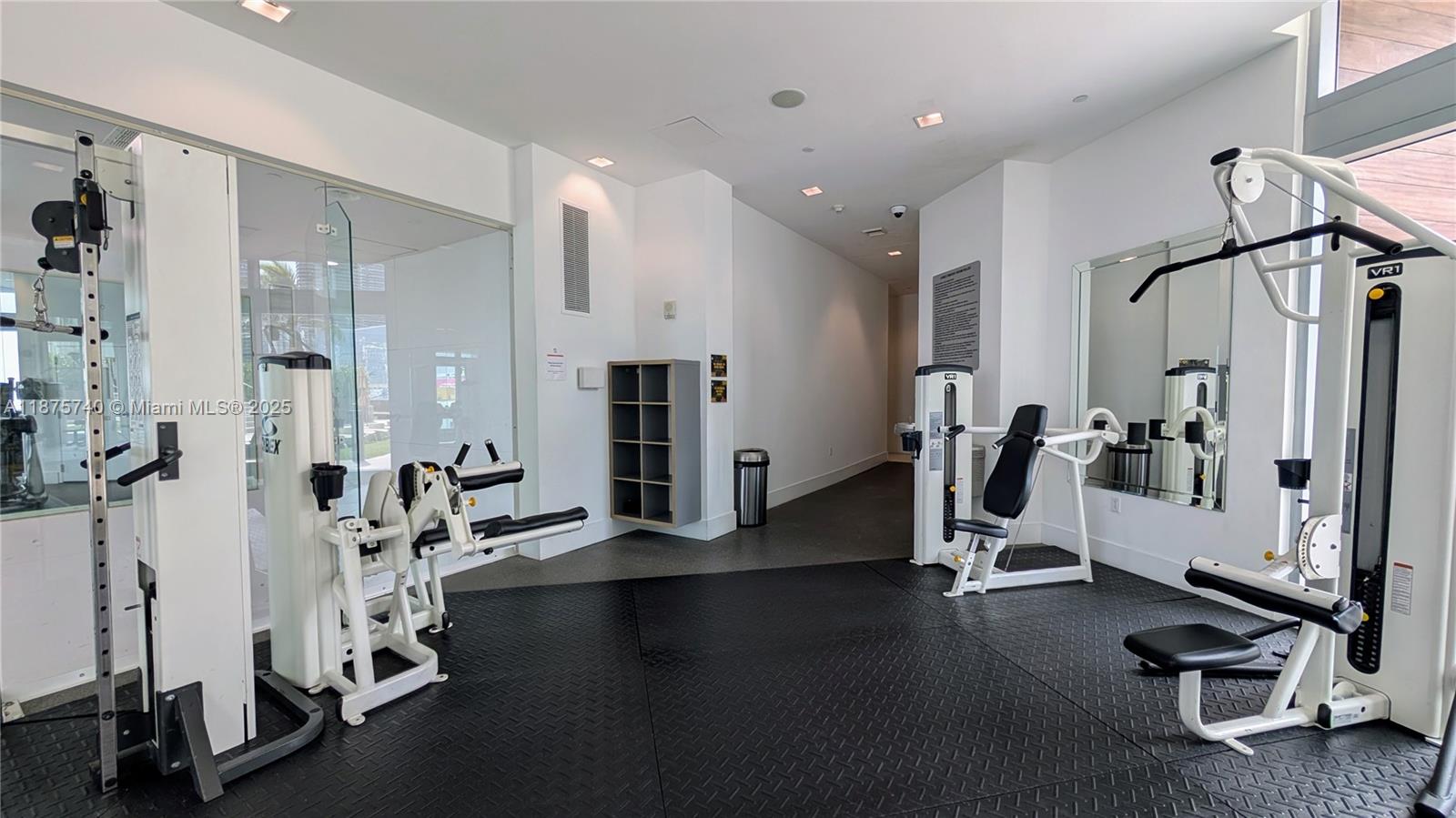350 South Miami Avenue, Unit 1901 Miami, FL 33130 - Photo 77 of 81 a view of a room with gym equipment