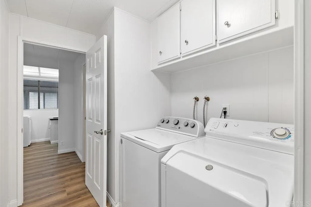 7467 Mission Gorge Road, Unit SPC 10 Santee, CA 92071 - Photo 31 of 44 a utility room with dryer and washer