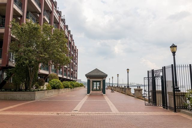 a view of a city with tall buildings