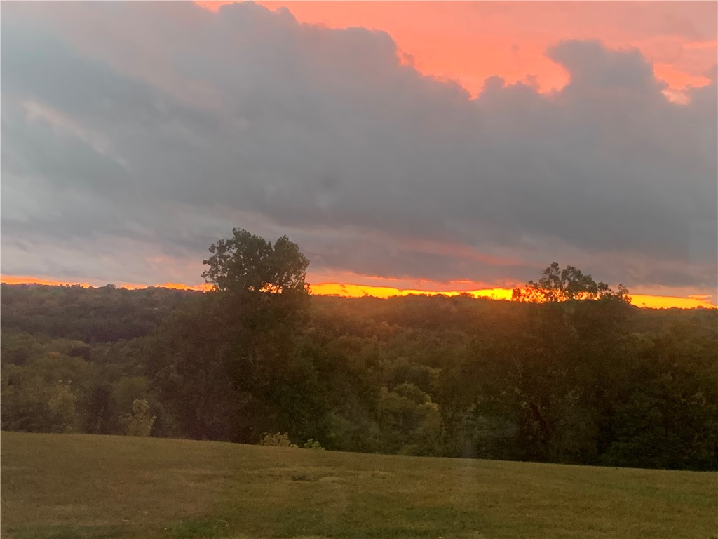 5669 O Neall Road Waynesville, OH 45068 - Photo 68 of 72 Witness vibrant sunsets over a lush, treed landscape.