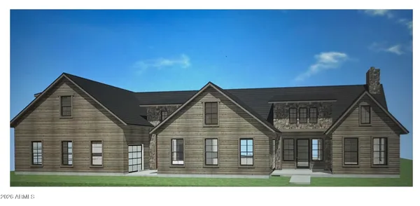 a front view of a house with a porch