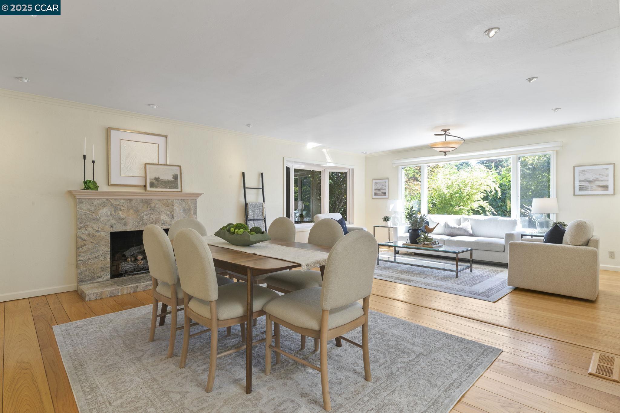 275 Gil Blas Road Danville, CA 94526 - Photo 14 of 39 a view of a dining room with furniture and wooden floor