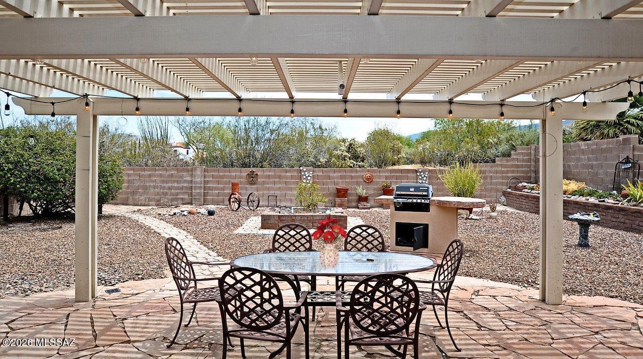 760 North Western Ridge Trail Tucson, AZ 85748 - Photo 5 of 45 Covered Back Patio & Pergola 1