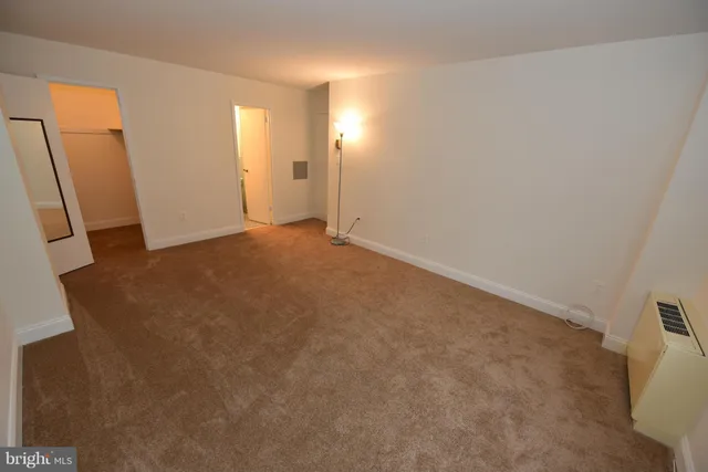 a view of an empty room