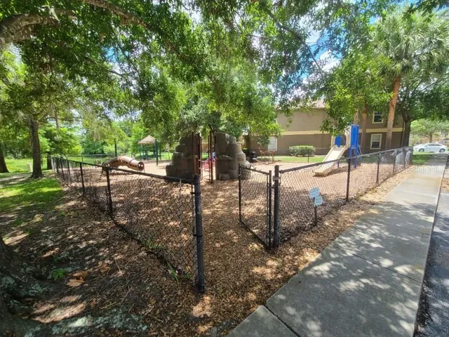 a view of outdoor space with seating