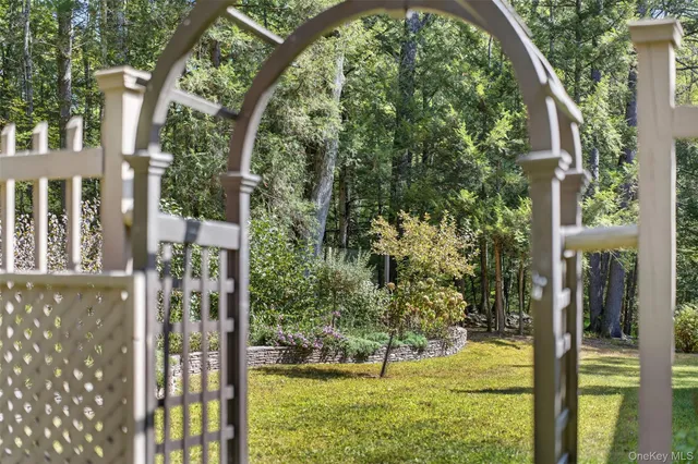 a view of small yard