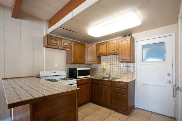 a view of a storage room