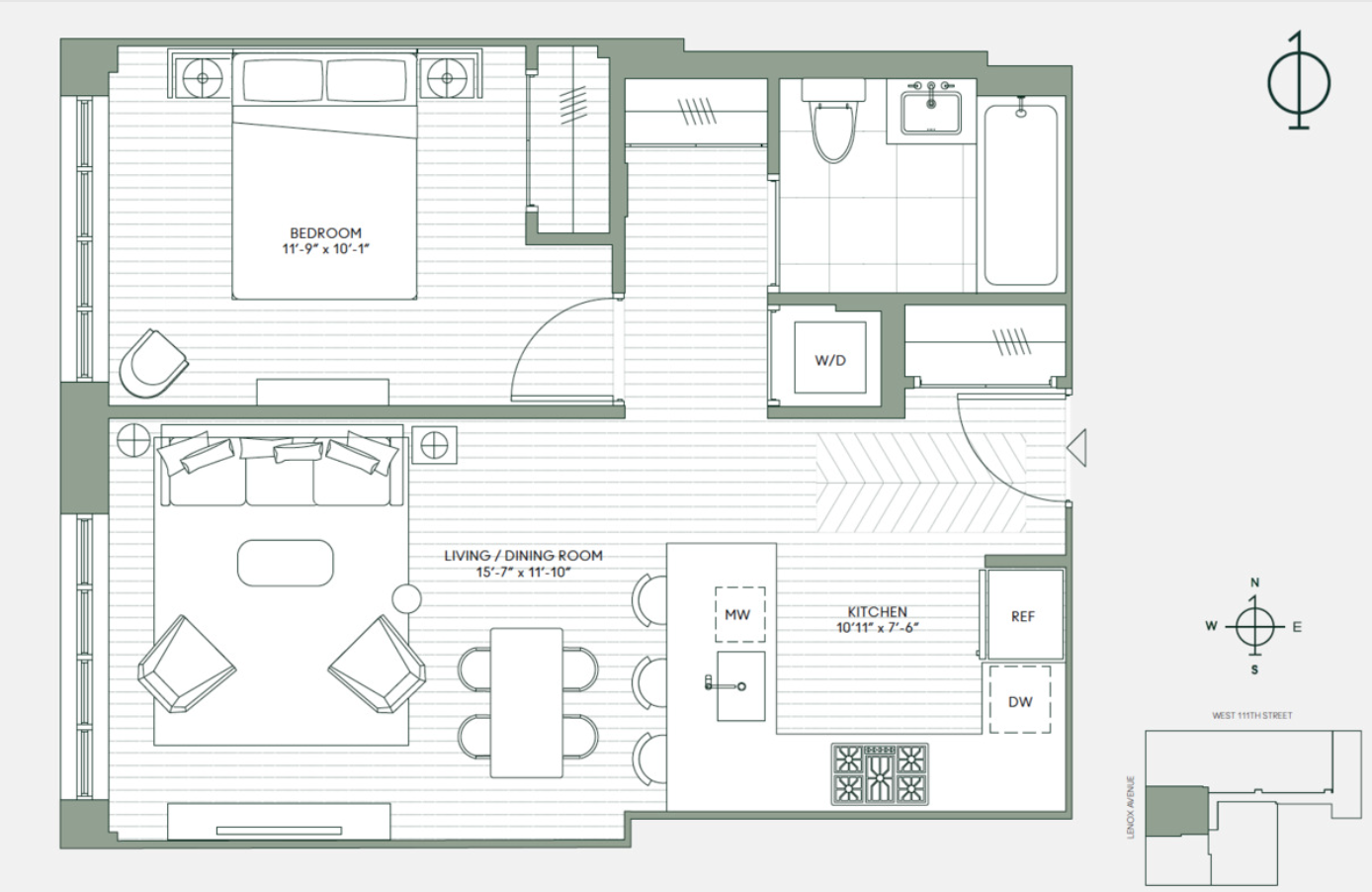 10 Lenox Avenue, Unit 5D Manhattan, NY 10026 - Photo 11 of 11