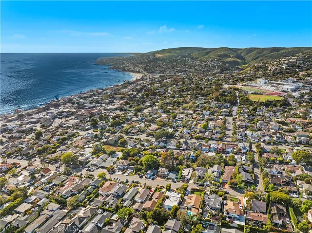 a view of city and ocean
