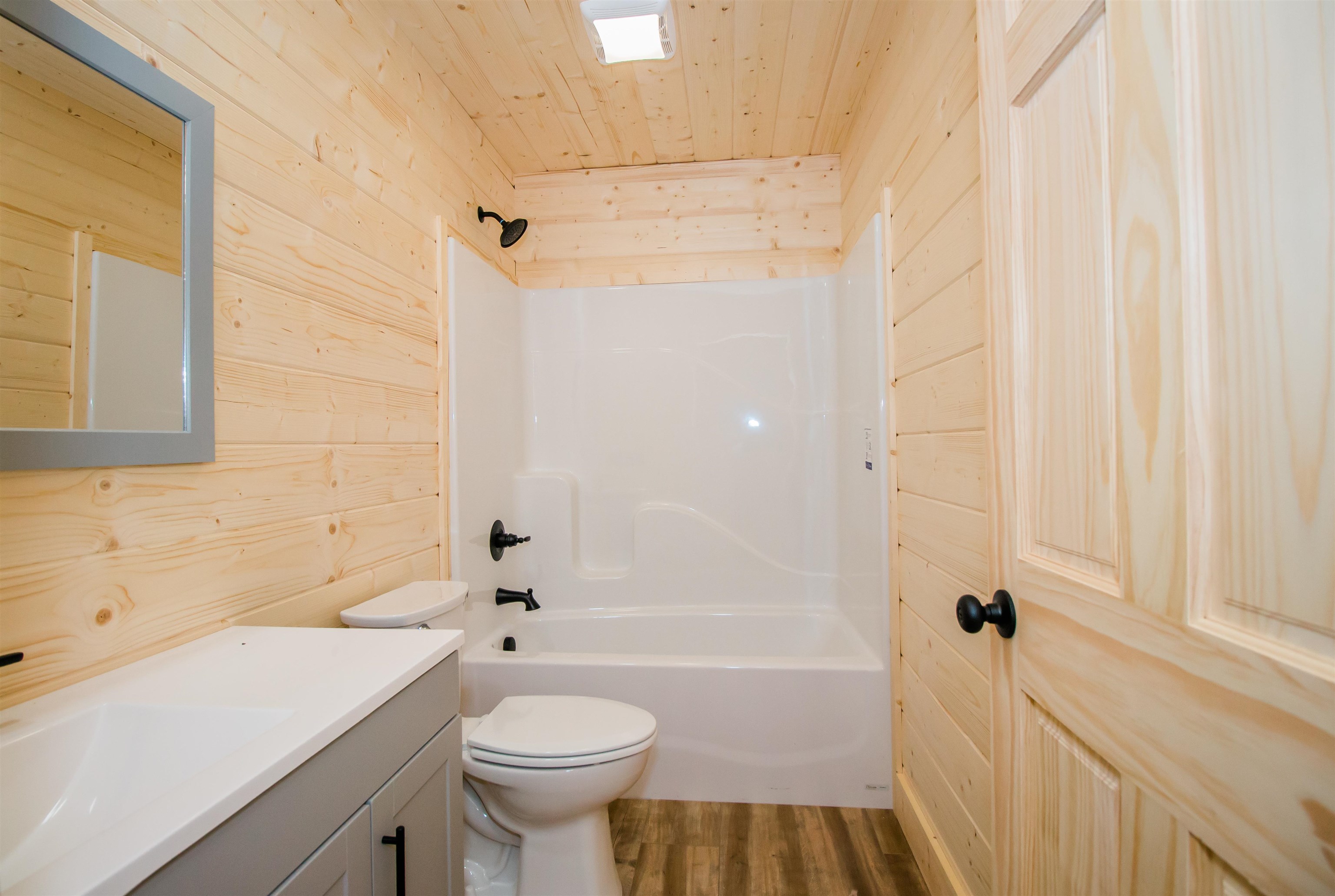 60 Trout Pass Mathias, WV 26812 - Photo 32 of 46 a bathroom with a sink a toilet and shower
