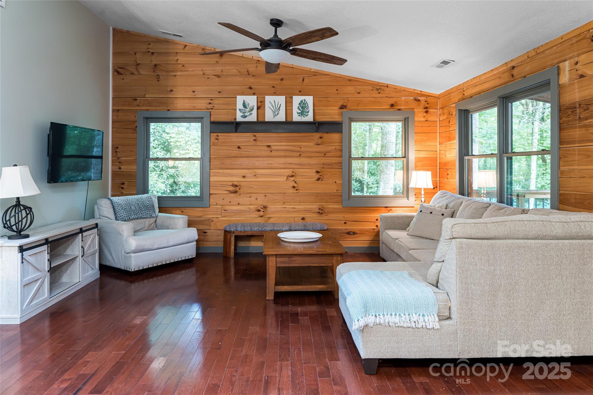 4035 Bald Creek Road Clyde, NC 28721 - Photo 7 of 42 a living room with furniture and a large window