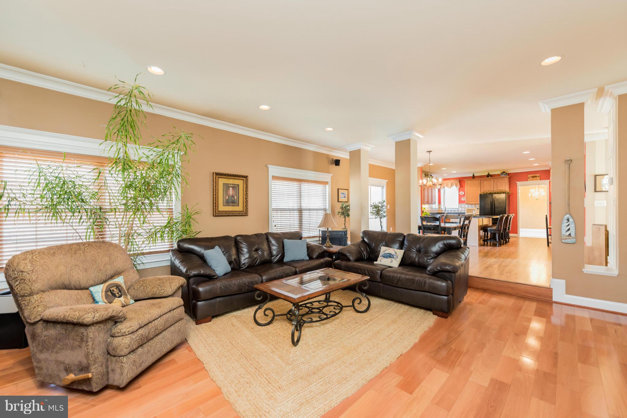 3401 Evans Road Huntingtown, MD 20639 - Photo 7 of 30 a living room with furniture window and wooden floor