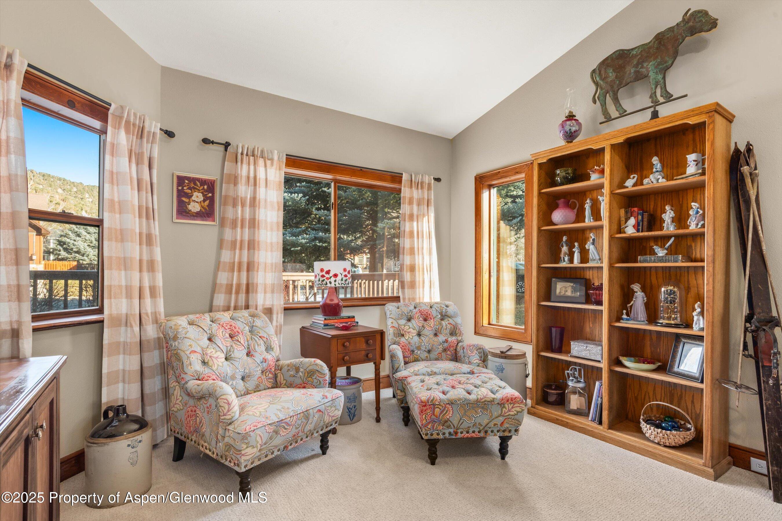 93 Quail Run Carbondale, CO 81623 - Photo 9 of 36 a living room with furniture and a book shelf