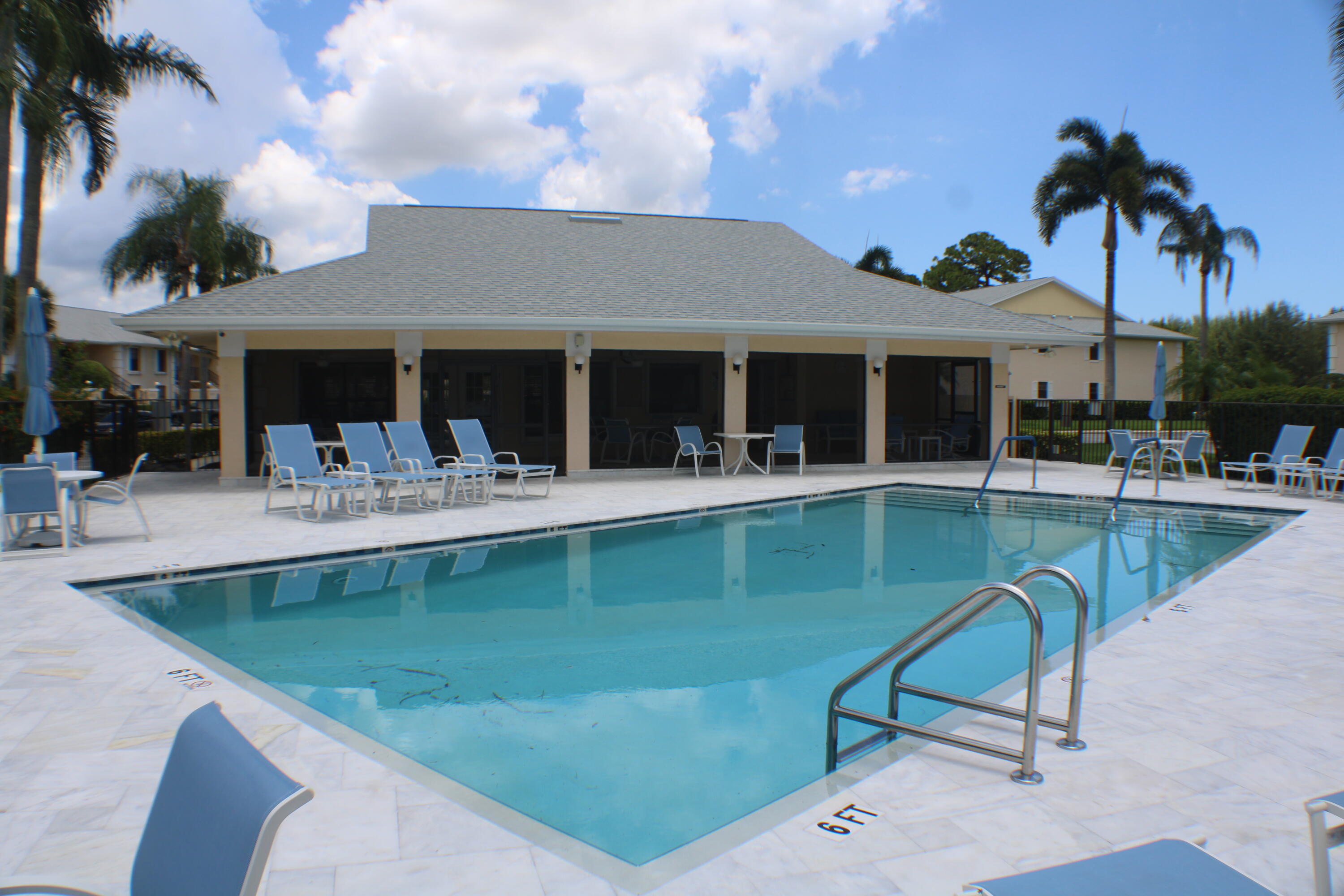 1082 Keystone Drive, Unit C Jupiter, FL 33458 - Photo 21 of 26 Clubhouse, pool
