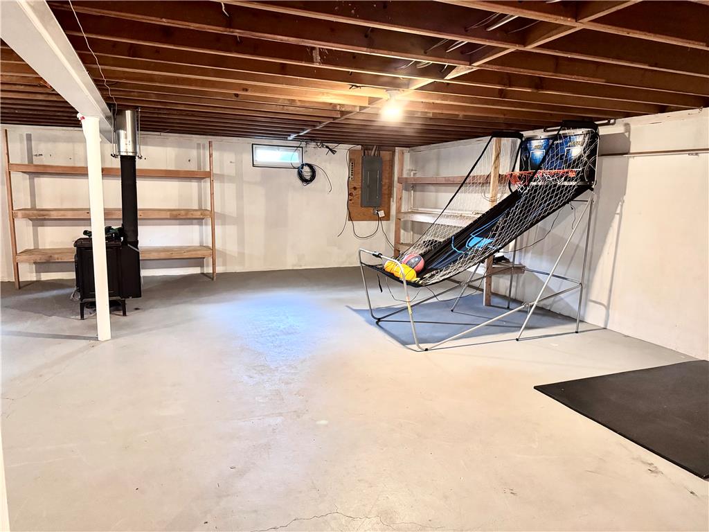 5334 Egypt Road Laurys Station, PA 18059 - Photo 33 of 55 A spacious, unfinished basement offers versatile storage solutions and potential for future customization.