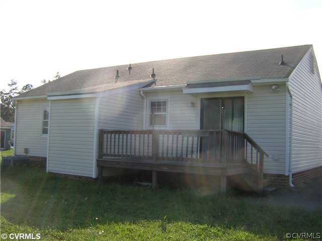 4807 Parrish Branch Road Midlothian, VA 23112 - Photo 3 of 4 Other - Deck overlooks large backyard. Sliding gl