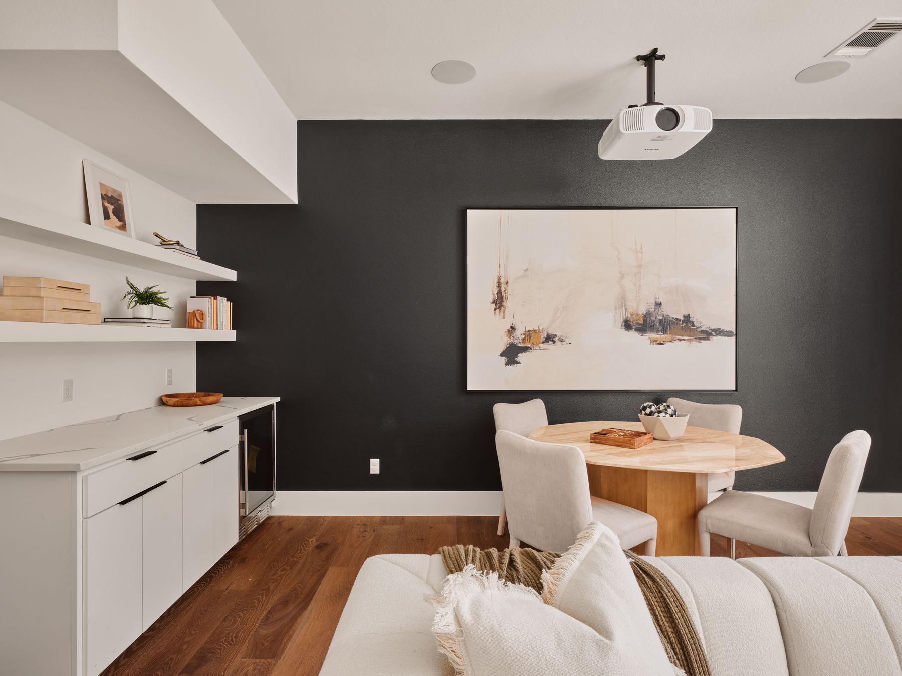 183 Tiffanie Way Austin, TX 78737 - Photo 23 of 37 Dining room featuring dark wood-style floors