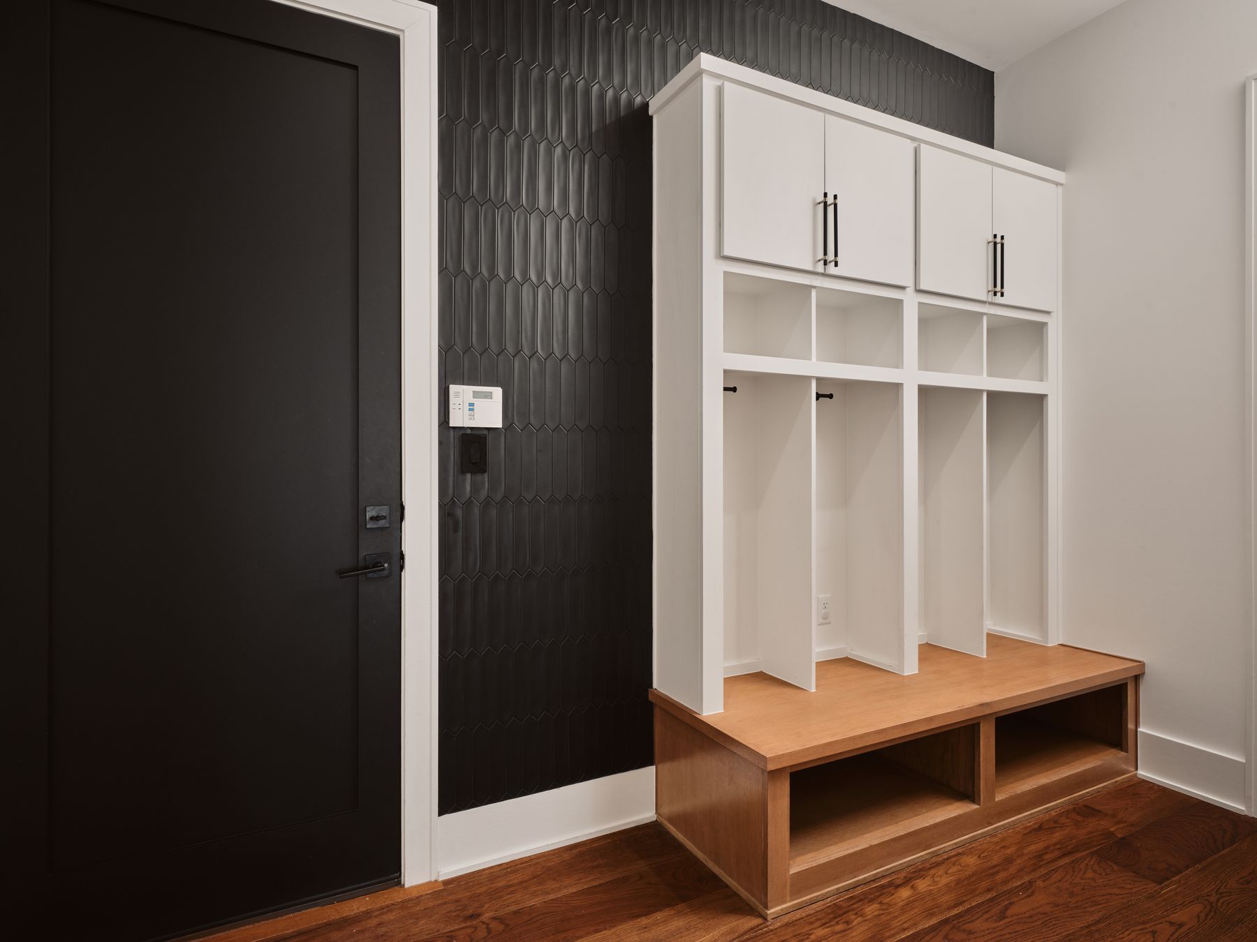 183 Tiffanie Way Austin, TX 78737 - Photo 36 of 37 Mudroom with dark wood-style floors and baseboards