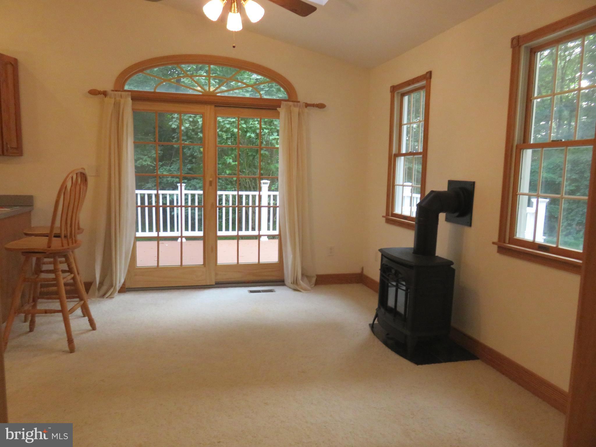 1051 Hook Road Westminster, MD 21157 - Photo 13 of 30 Bkfst Rm w/Vaulted Ceiling, CFan and Gas Fireplace