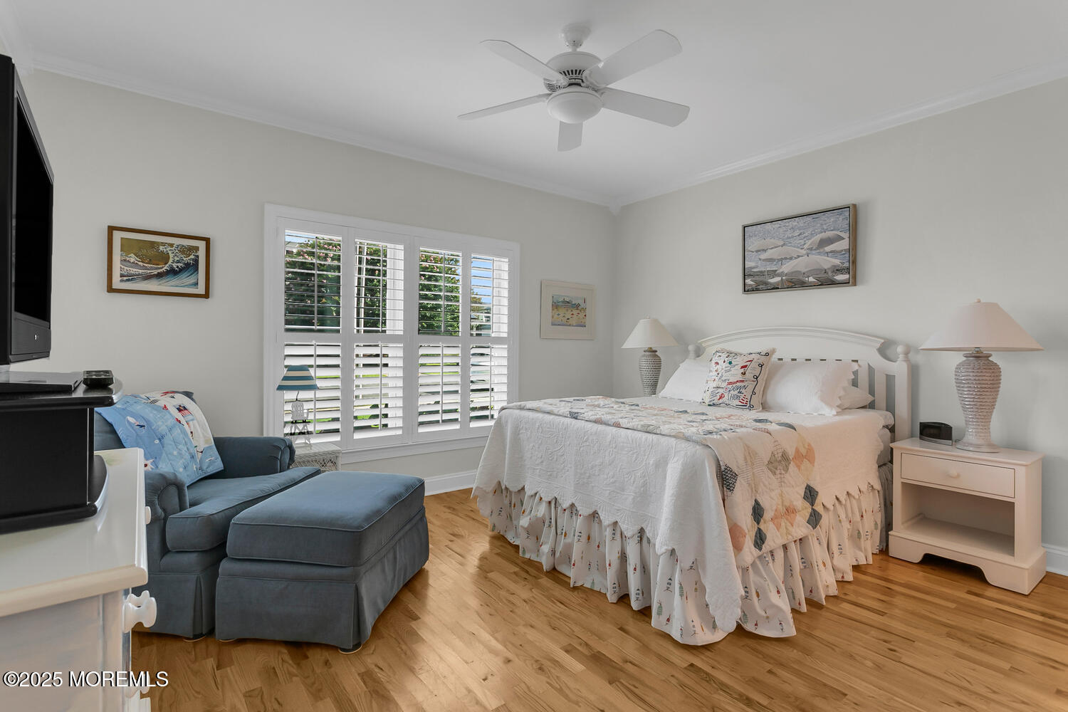 109 Salem Avenue Spring Lake, NJ 07762 - Photo 29 of 67 a spacious bedroom with a bed a couch and a window