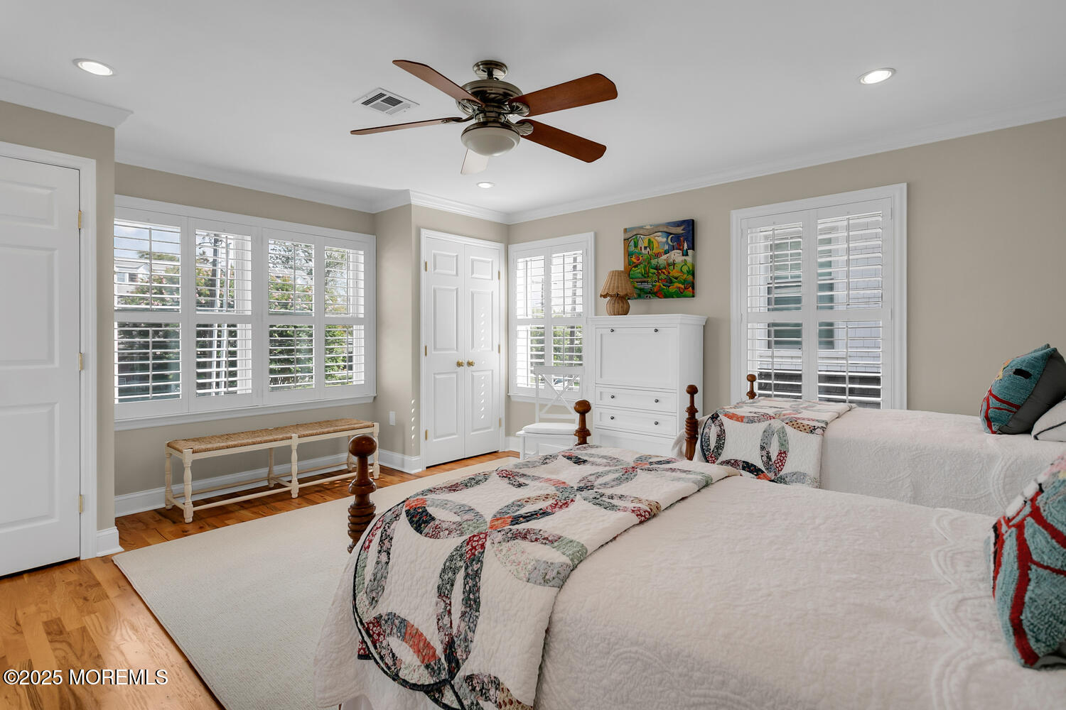 109 Salem Avenue Spring Lake, NJ 07762 - Photo 44 of 67 a bedroom with a bed and a large window