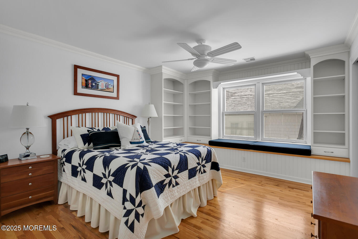 109 Salem Avenue Spring Lake, NJ 07762 - Photo 57 of 67 a bedroom with a bed next to a window with cabinet