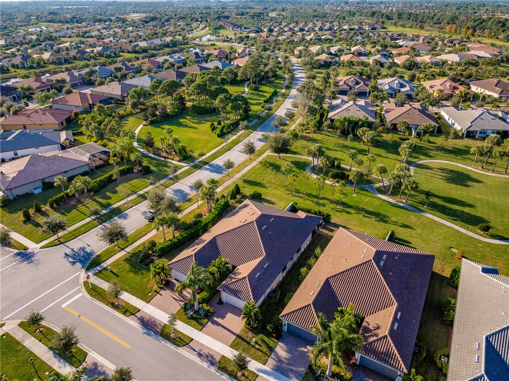 5292 Unity Square Vero Beach, FL 32967 - Photo 34 of 36 an aerial view of residential house with outdoor space and swimming pool