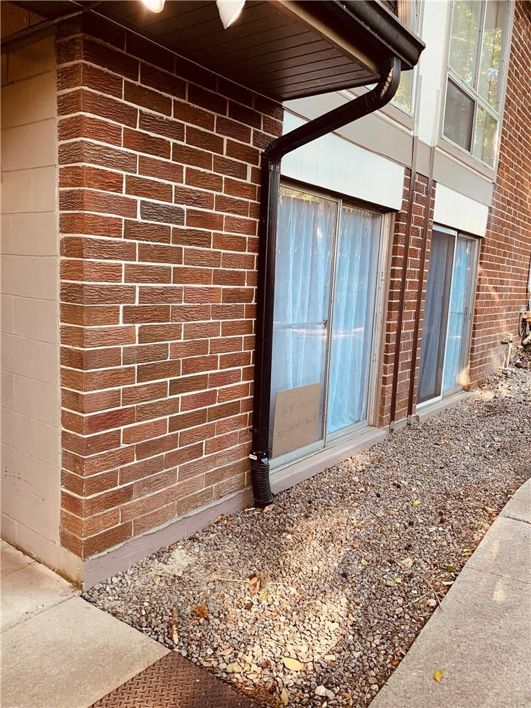 a view of front door