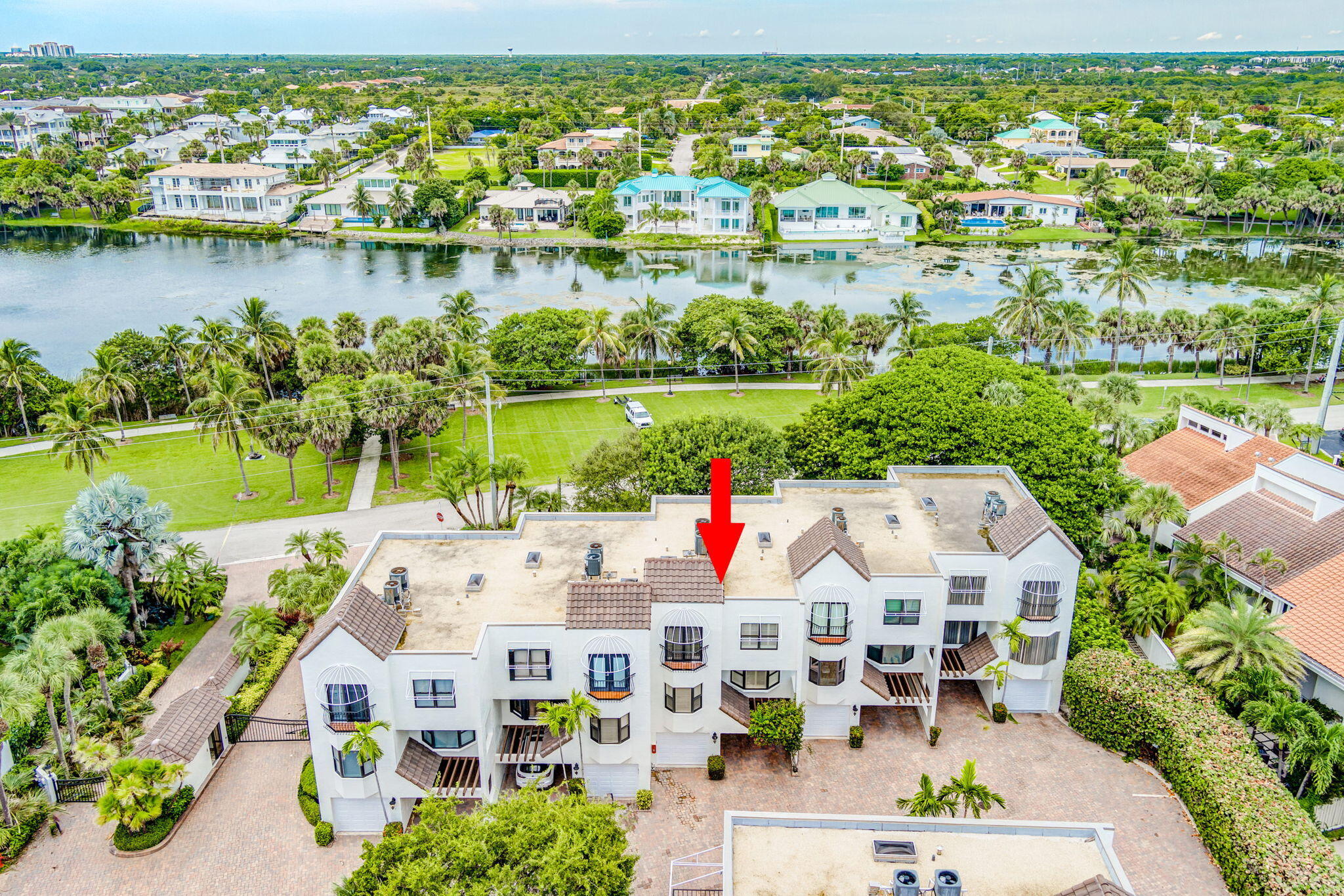 170 Celestial Way, Unit 83 Juno Beach, FL 33408 - Photo 63 of 70 an aerial view of multiple house