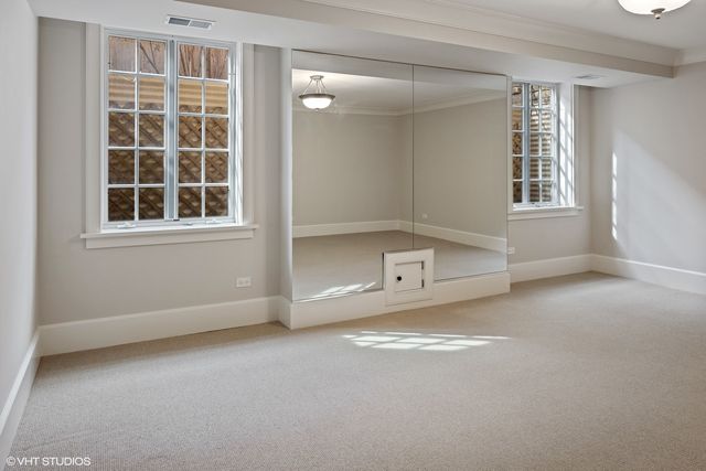 a outdoor space with patio furniture and a potted plant