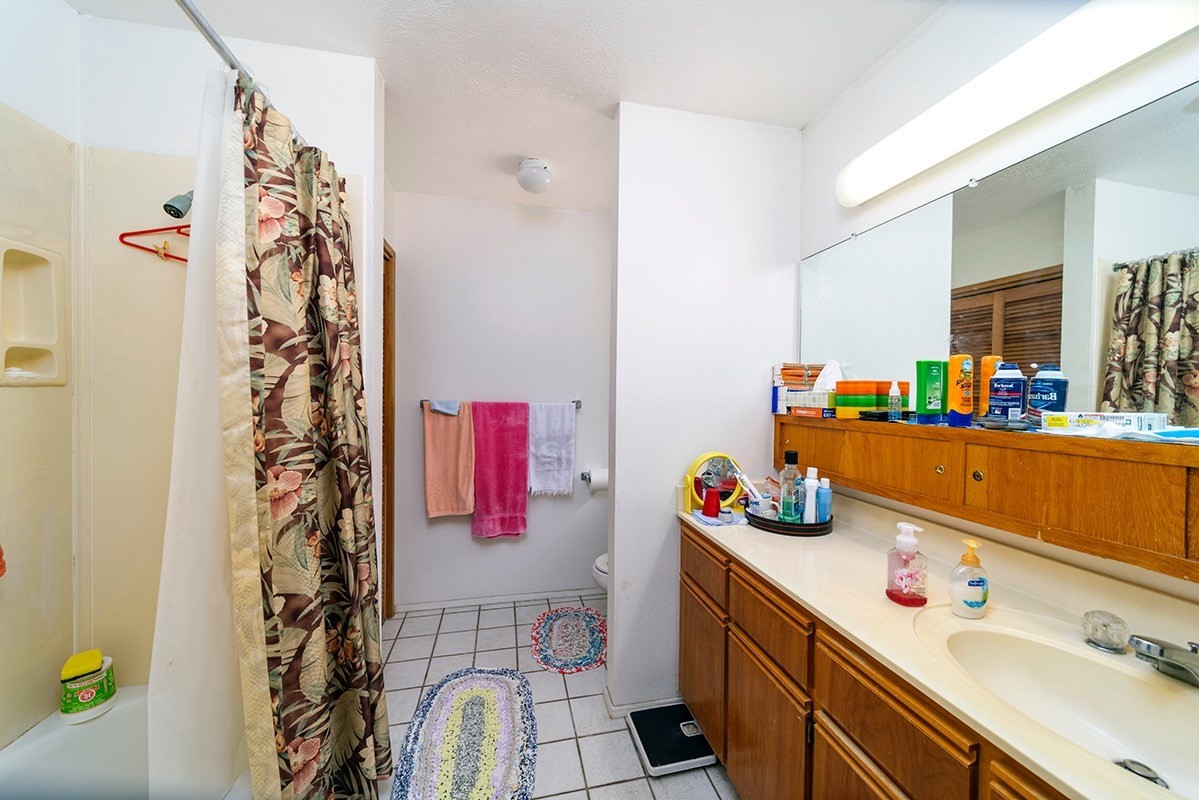 17-294 Volcano Road Kurtistown, HI 96749 - Photo 23 of 30 a bathroom with a sink and a mirror