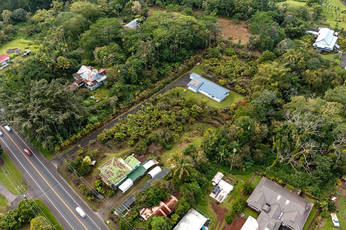 17-294 Volcano Road Kurtistown, HI 96749 - Photo 3 of 30 an aerial view of a residential houses with yard