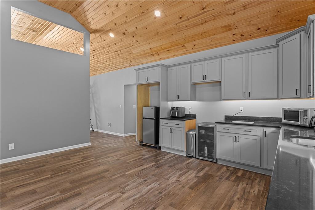 207 Linden Road Canonsburg, PA 15317 - Photo 11 of 46 a kitchen with granite countertop white cabinets and white appliances
