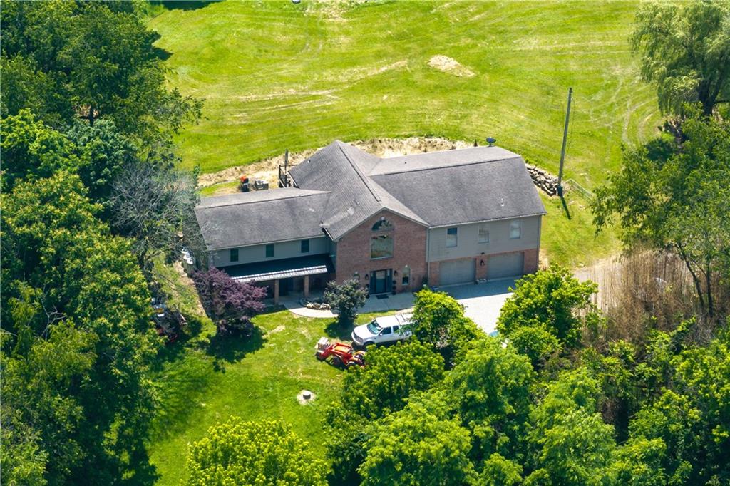 207 Linden Road Canonsburg, PA 15317 - Photo 3 of 46 an aerial view of a house with a garden and lake view