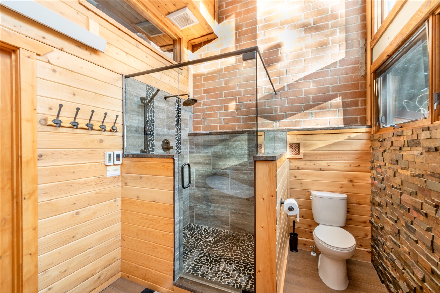 2739 Burgess Creek Road, Unit 10 Steamboat Springs, CO 80487 - Photo 25 of 46 a bathroom with a toilet and a shower