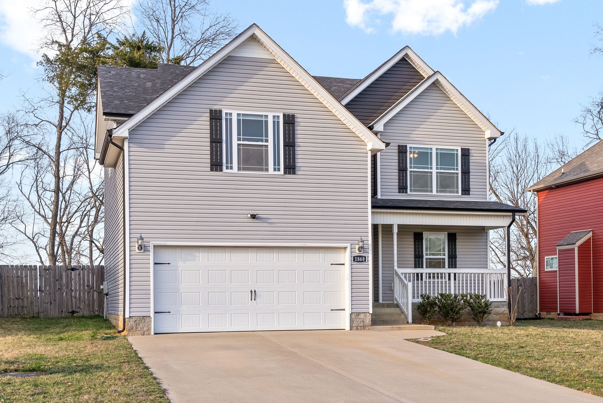 1868 Rains Road Clarksville, TN 37042 - Photo 3 of 39 a view of a yard in front view of a house