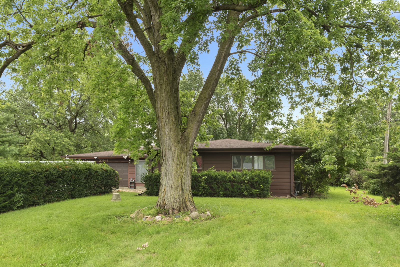23949 West McClintock Road Channahon, IL 60410 - Photo 2 of 21 a view of a house with a yard and a large tree