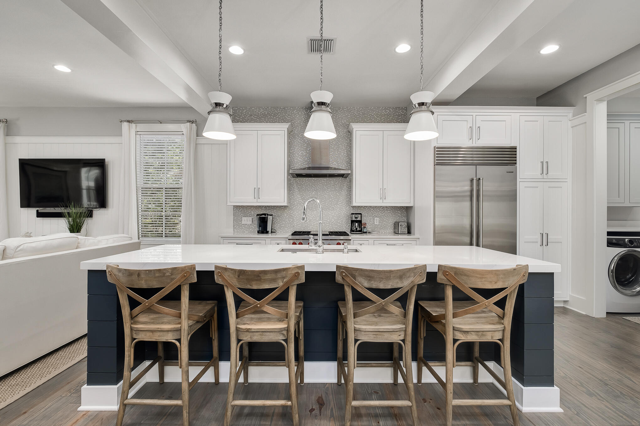 296 Pine Needle Way Santa Rosa Beach, FL 32459 - Photo 1 of 61 a kitchen that has a table and chairs in it