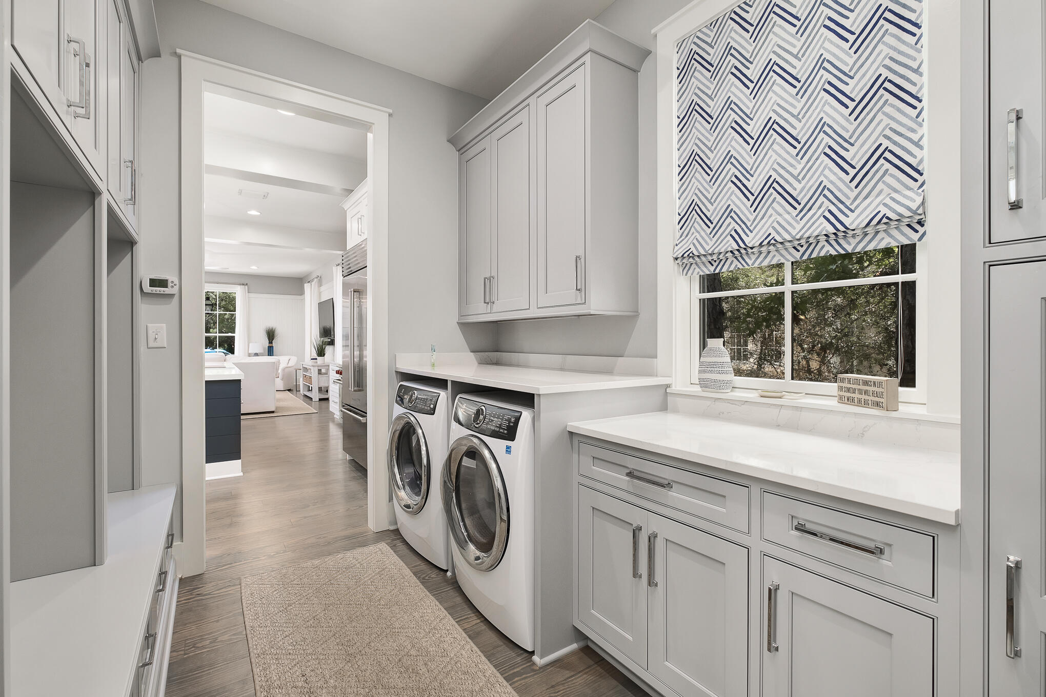 296 Pine Needle Way Santa Rosa Beach, FL 32459 - Photo 34 of 61 a view of living room with washer and dryer