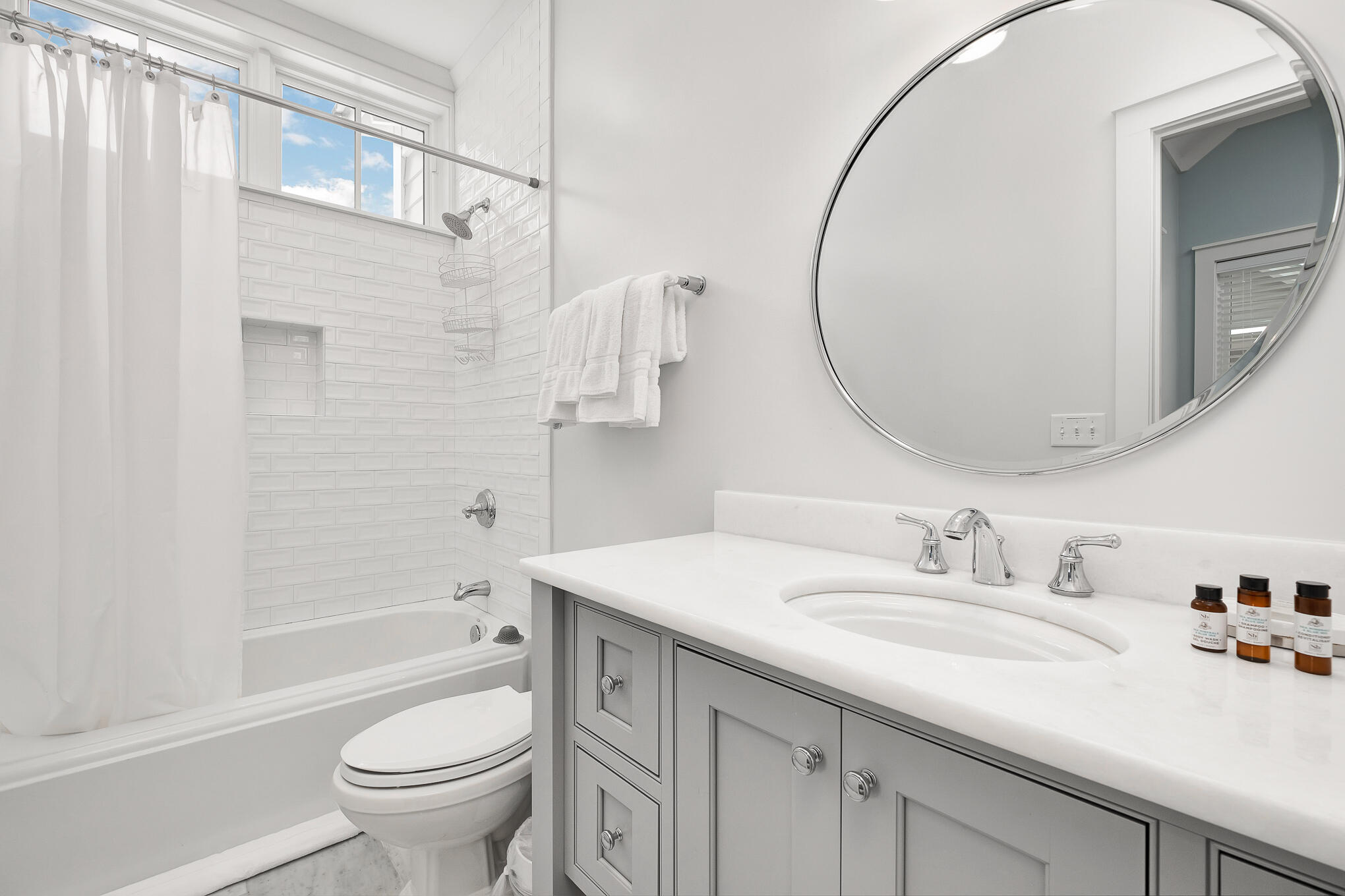 296 Pine Needle Way Santa Rosa Beach, FL 32459 - Photo 44 of 61 a bathroom with a sink toilet and shower