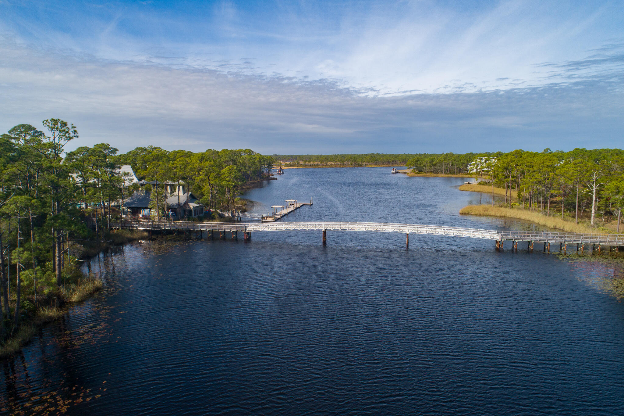 296 Pine Needle Way Santa Rosa Beach, FL 32459 - Photo 57 of 61 a view of an ocean with city from a lake