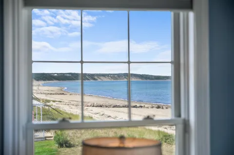 a window with white walls