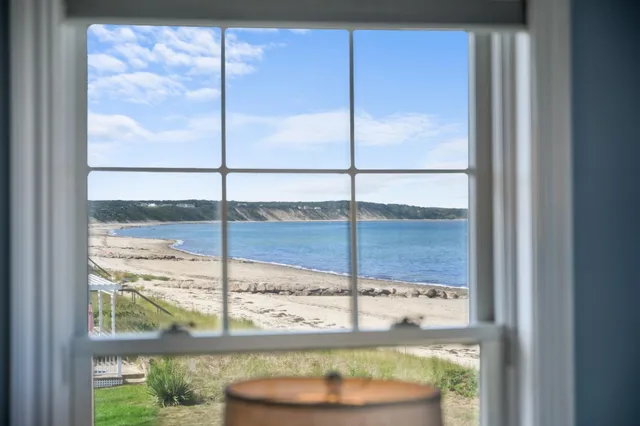 a window with white walls