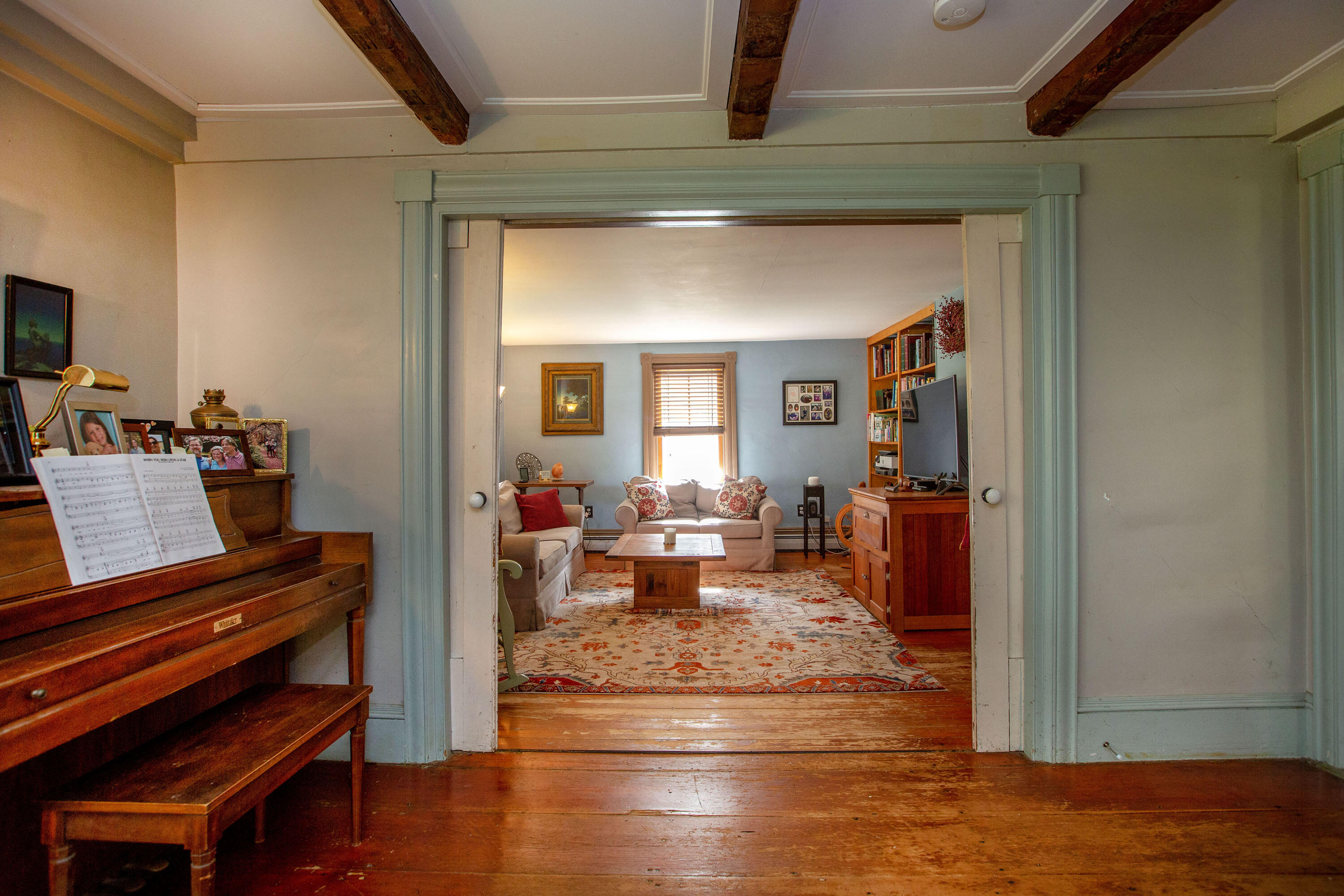45 Fisher Road Bowdoinham, ME 04008 - Photo 24 of 83 Living room to Den