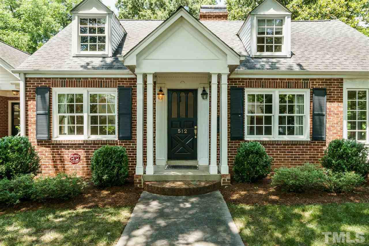 512 Burton Street Raleigh, NC 27608 - Photo 5 of 24 front view of a house