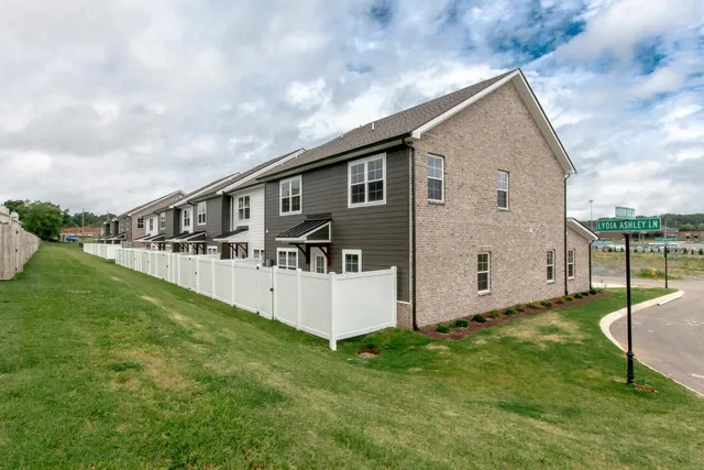 a view of house with backyard