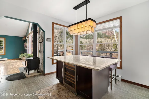 a very nice looking room with a large window