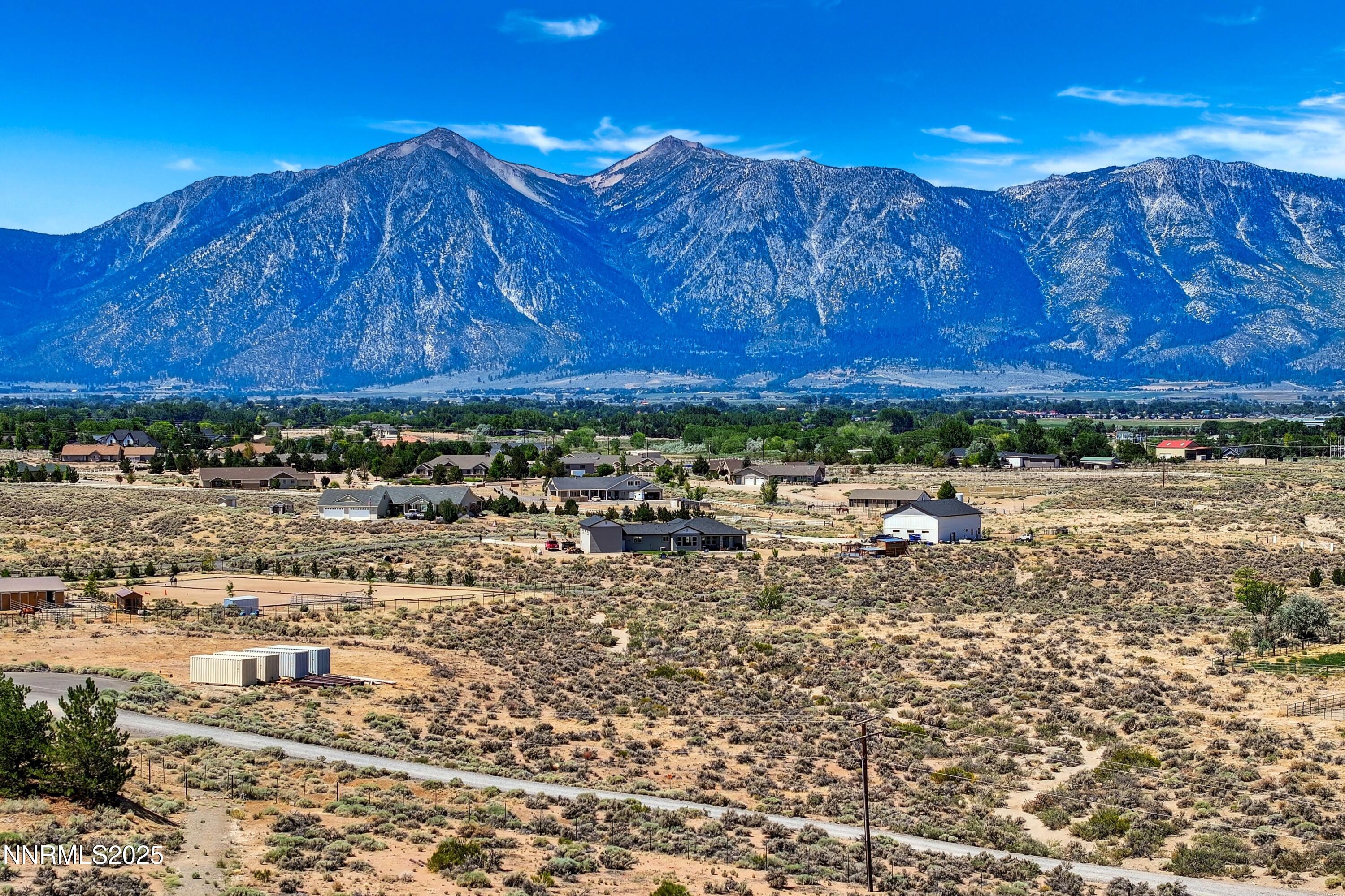 1770 Coyote Road Minden, NV 89423 - Photo 8 of 21 a view of a yard with wooden fence