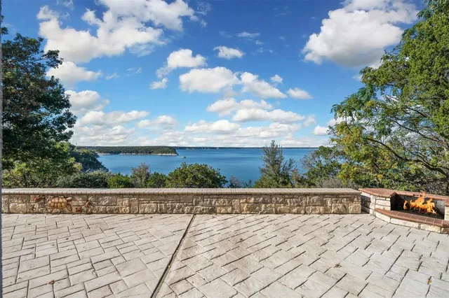 a view of city from a terrace